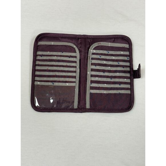 AUTHENTIC LUG Tandem Burgundy Lightweight Card Passport Wallet RFID - Picture 3 of 5